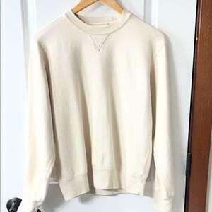 Uniqlo Cream Crewneck women’s Sweater